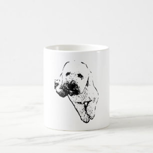 Laid‑Back Lagotto Pup Ink Art Mug
