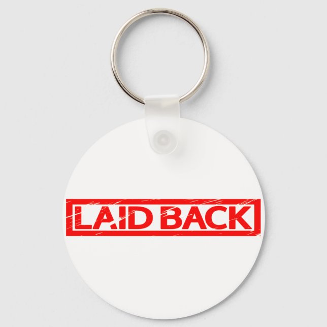 Laid back Stamp Key Ring (Front)