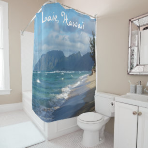 Laie, Hawaii shower curtain
