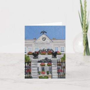 L'Aigle Noir Hotel:Fontainebleau FRANCE Card