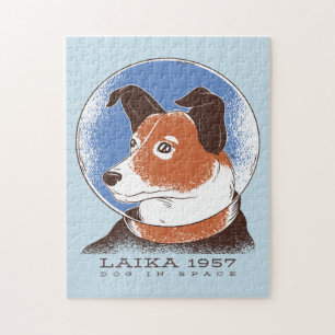 Laika Soviet Space Dog 1957 Jigsaw Puzzle