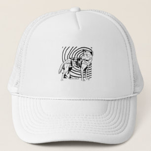 LAIKA SPACE DOG TRUCKER HAT