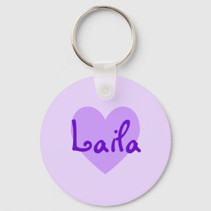 Laila in Purple Key Ring