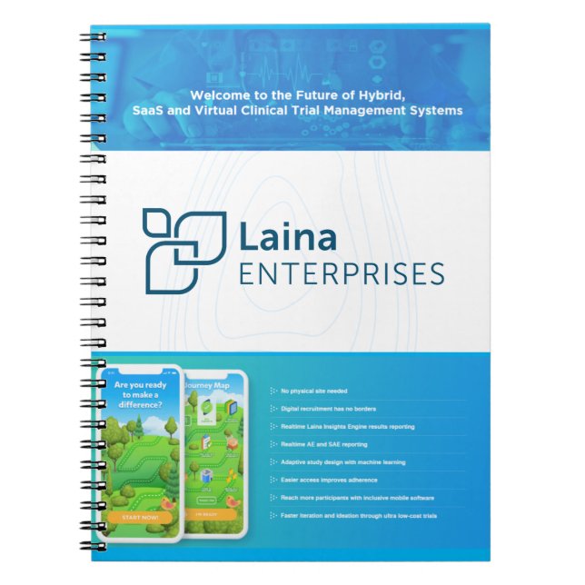Laina Enterprises Notebook (Front)