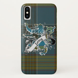 Laing Tartan Lion iPhone X Case