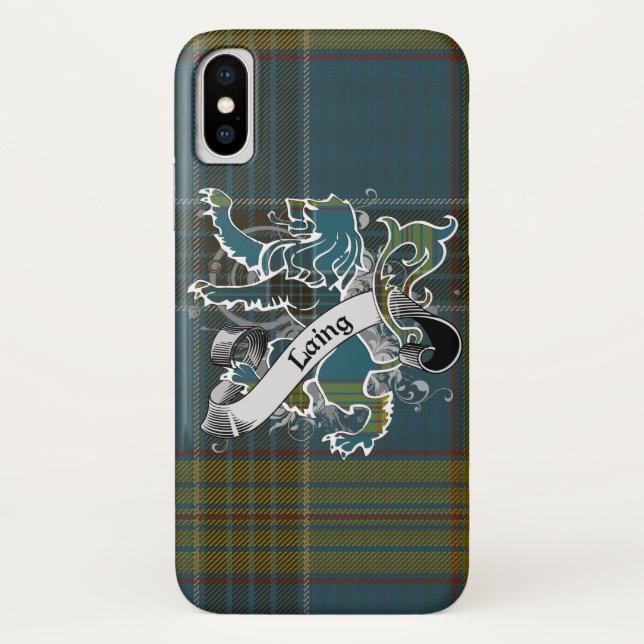 Laing Tartan Lion Case-Mate iPhone Case (Back)