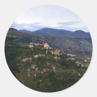 Laino Castello Calabria Classic Round Sticker