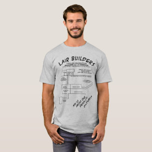 Lair Builders - Sci-fi Humour T-Shirt