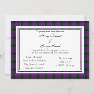 Laird Scottish Wedding Invitation