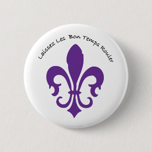 Laissez les bon temps rouler 6 cm round badge