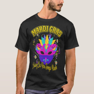 Laissez Les Bon Temps Rouler Face Mask T-Shirt