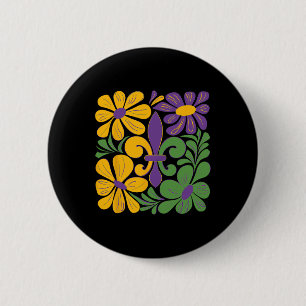 Laissez Les Bon Temps Rouler Funny Boho Coquette M 6 Cm Round Badge