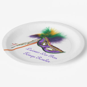 Laissez Les Bon Temps Rouler! Paper Plate