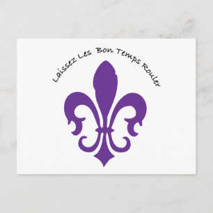 Laissez les bon temps rouler postcard