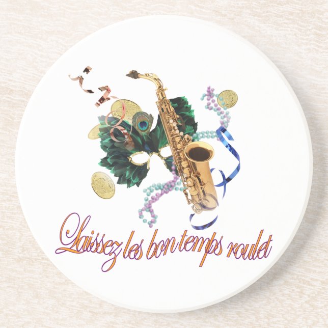 Laissez Les Bon Temps Roulet Coaster (Front)