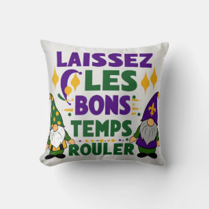 Laissez Les Bons Temps Gras festival Cushion