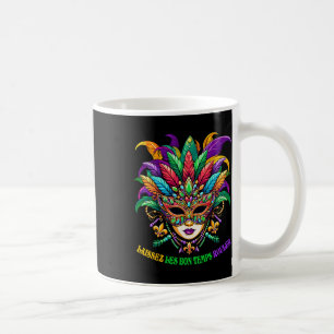 Laissez Les Bons Temps Rouler Jester Mask Beads Ma Coffee Mug
