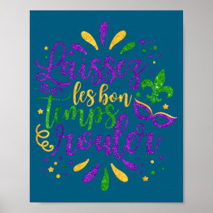 Laissez Les Bons Temps Rouler Mardi Gras 2026 Carn Poster