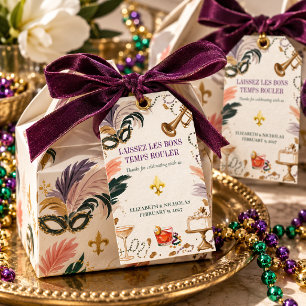 Laissez Les Bons Temps Rouler Mardi Gras Gift Tags