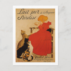 Lait Pur de la Vingeanne Sterilise Postcard