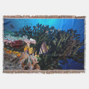 Laja Ampat Underwater 4 Throw Blanket