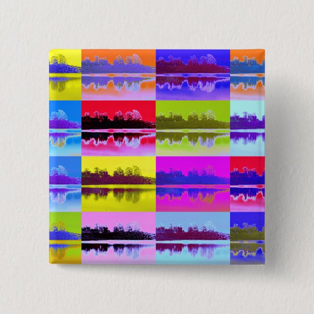 LAKE 15 CM SQUARE BADGE (Front)