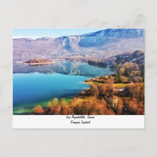 Lake Aigurbelette Postcard (Front)
