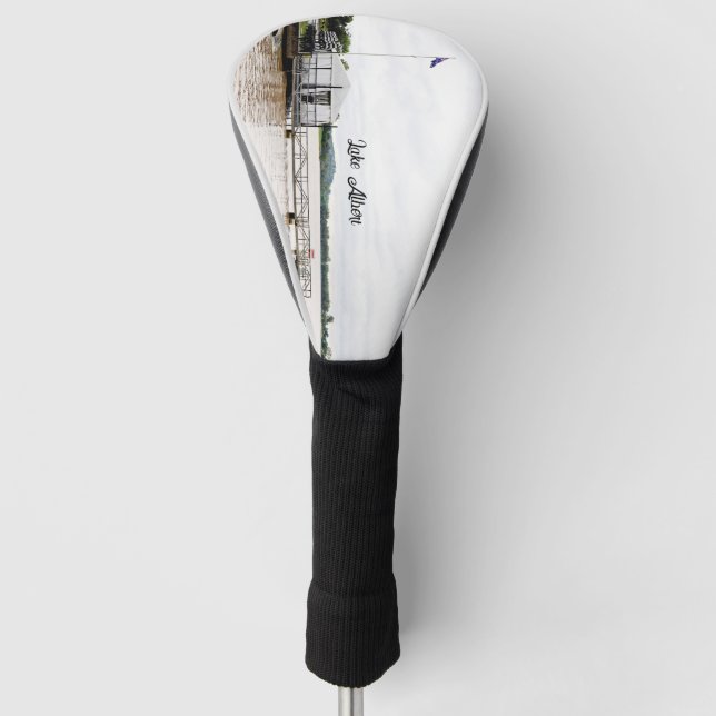 Lake Albert on a golf cover (Front)