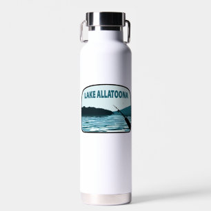 Lake Allatoona Georgia Fishing Rod Water Bottle