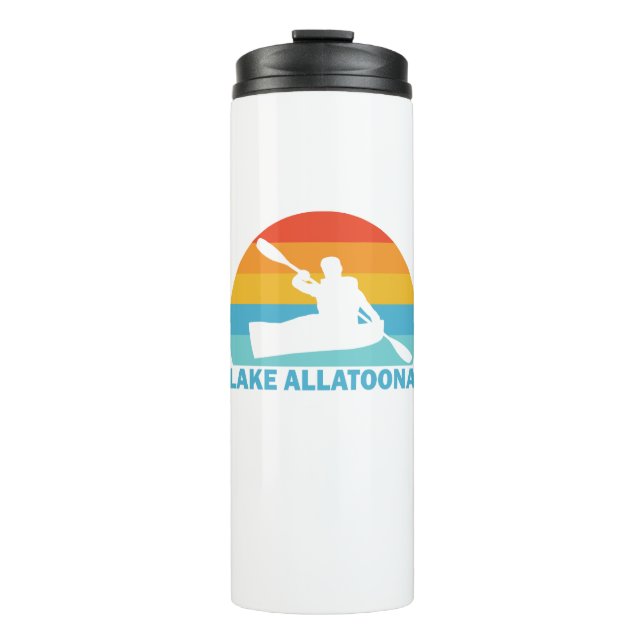 Lake Allatoona Georgia Kayak Thermal Tumbler (Front)