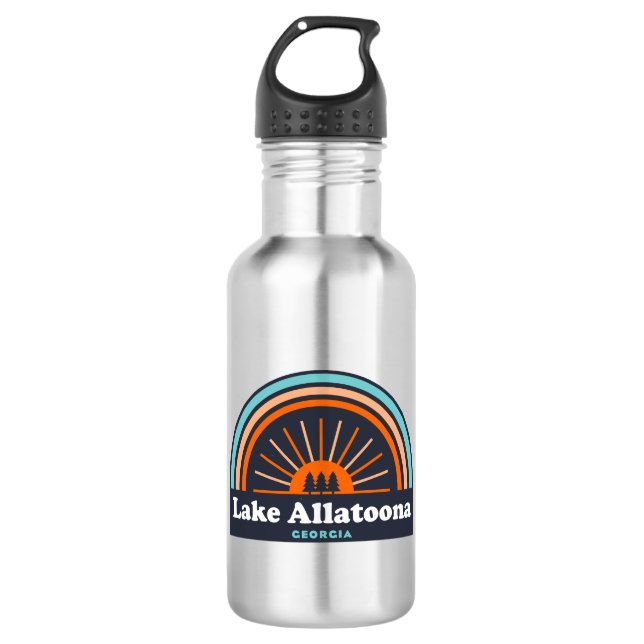 Lake Allatoona Georgia Rainbow 532 Ml Water Bottle (Front)