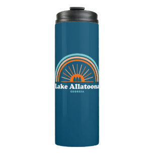 Lake Allatoona Georgia Rainbow Thermal Tumbler
