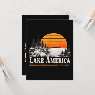 Lake America 2026 Vintage Invitation