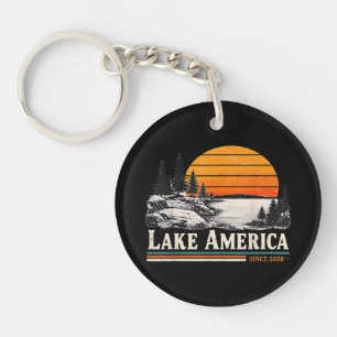 Lake America 2026 Vintage Key Ring