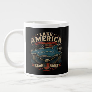 Lake America USA Previously Funny Patriotic Large Coffee Mug