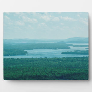 Lake and Mountain View Plaque
