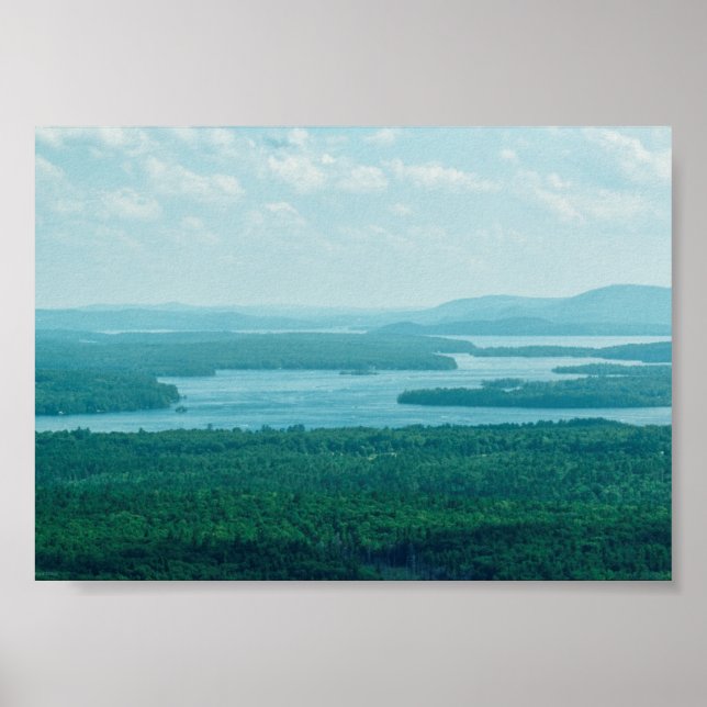 Lake and Mountain View Poster (Front)