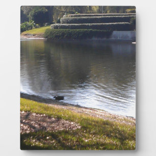 Lake and Stone Plaque