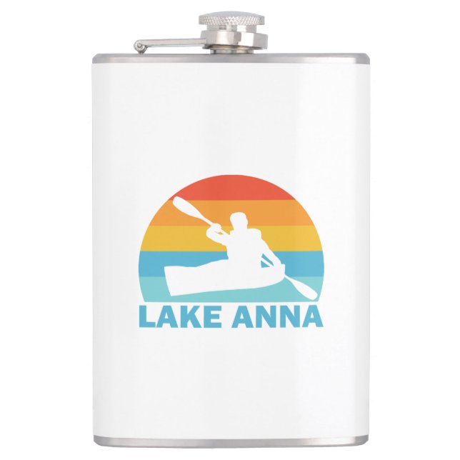 Lake Anna Virginia Kayak Hip Flask (Front)