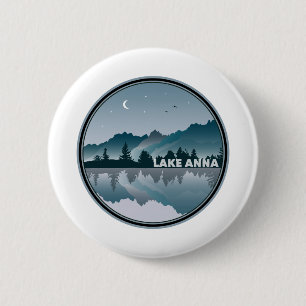 Lake Anna Virginia Reflection 6 Cm Round Badge