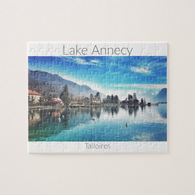 Lake Annecy, Talloires - Haute-Savoie Jigsaw Puzzle (Horizontal)