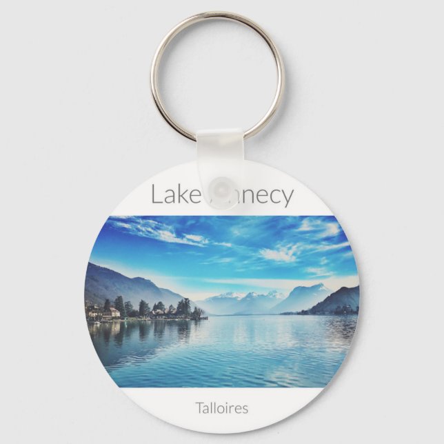 Lake Annecy, Talloires Keyring (Front)