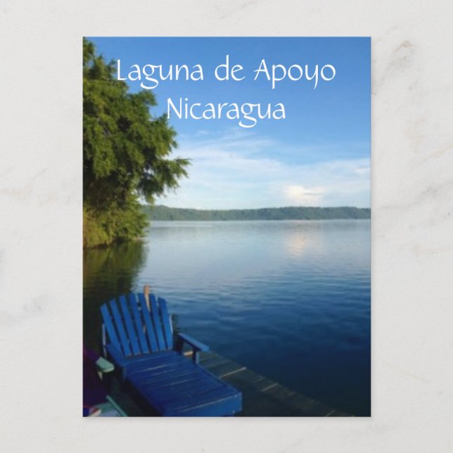 lake apoyo seat postcard (Front)