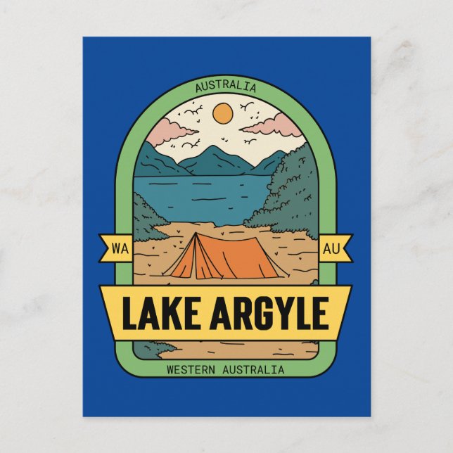 Lake Argyle Western Australia Postcard (Front)