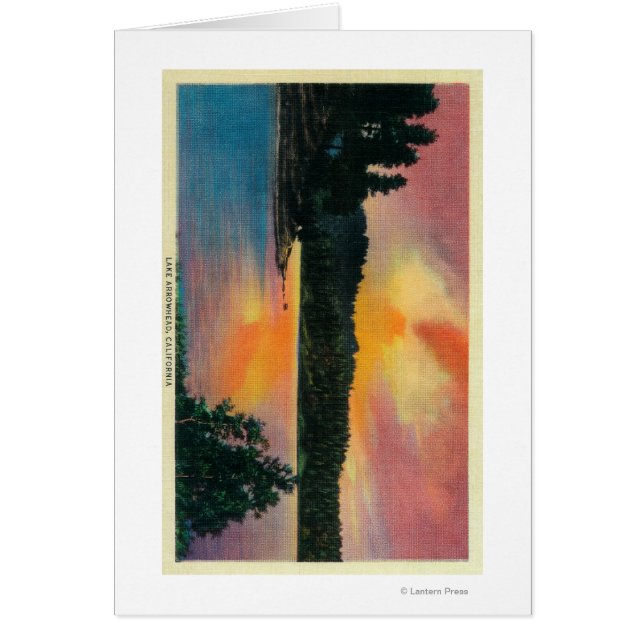 Lake Arrowhead at SunsetLake Arrowhead, CA (Front)