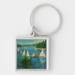 Lake Arrowhead, CA Yacht Club Racing Key Ring
