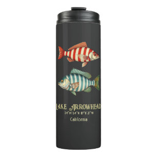 Lake Arrowhead California nautical fish gift  Thermal Tumbler
