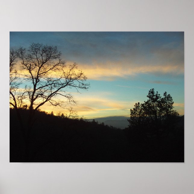 Lake Arrowhead Sunset Poster (Front)