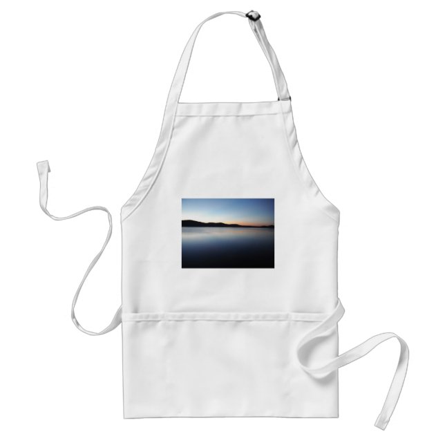 Lake Arrowhead sunset Standard Apron (Front)