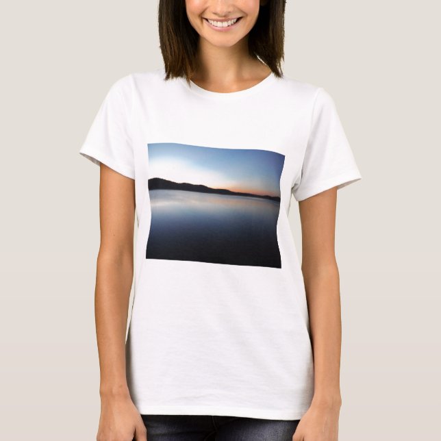 Lake Arrowhead sunset T-Shirt (Front)